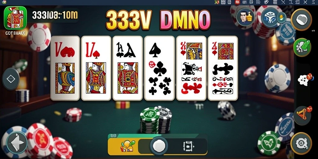 Tampilan gameplay Domino yang mendebarkan dan penuh strategi.