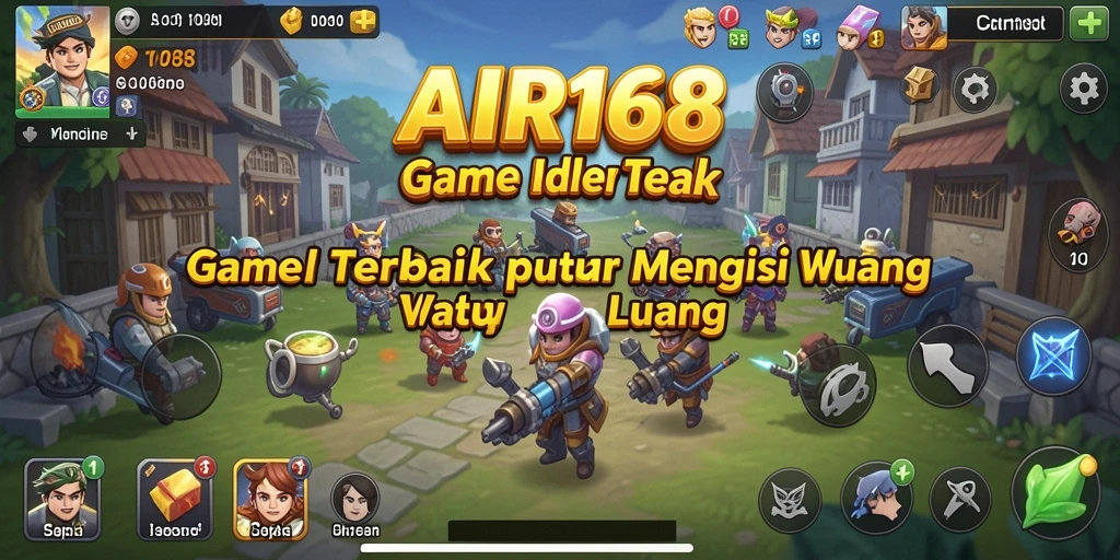 Tampilan gameplay AIR168 yang menarik dengan mekanisme Idle.