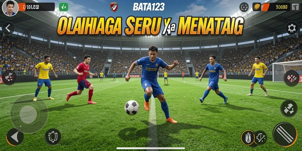 Tampilan gameplay menegangkan dari olahraga seru di BATA123.