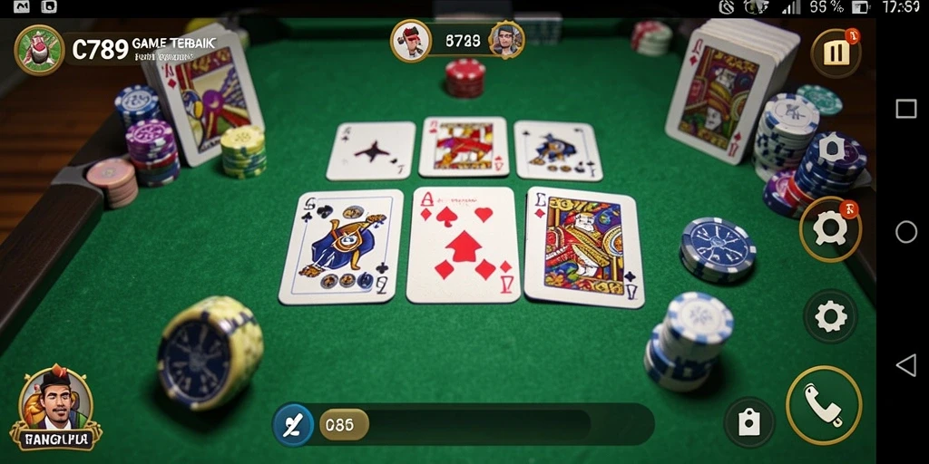Tampilan gameplay C789 yang penuh warna dan menyenangkan.