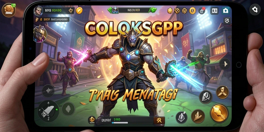 Tangkapan layar gameplay COLOKSGP menampilkan pertempuran strategis yang mendebarkan.
