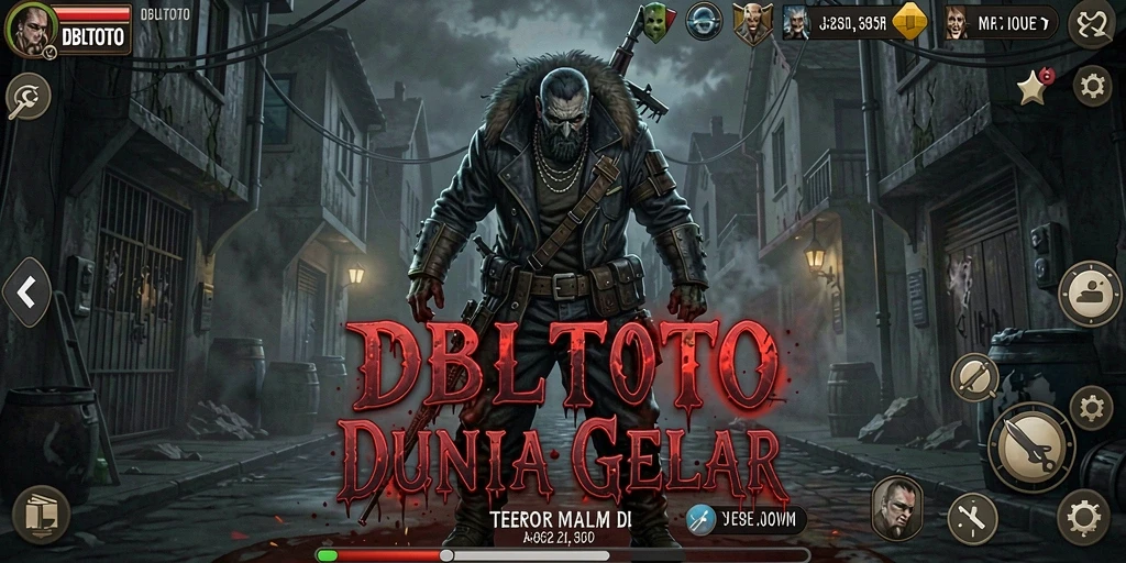 Screenshot dari gameplay <strong>DBLTOTO</strong> yang menyeramkan dan misterius.