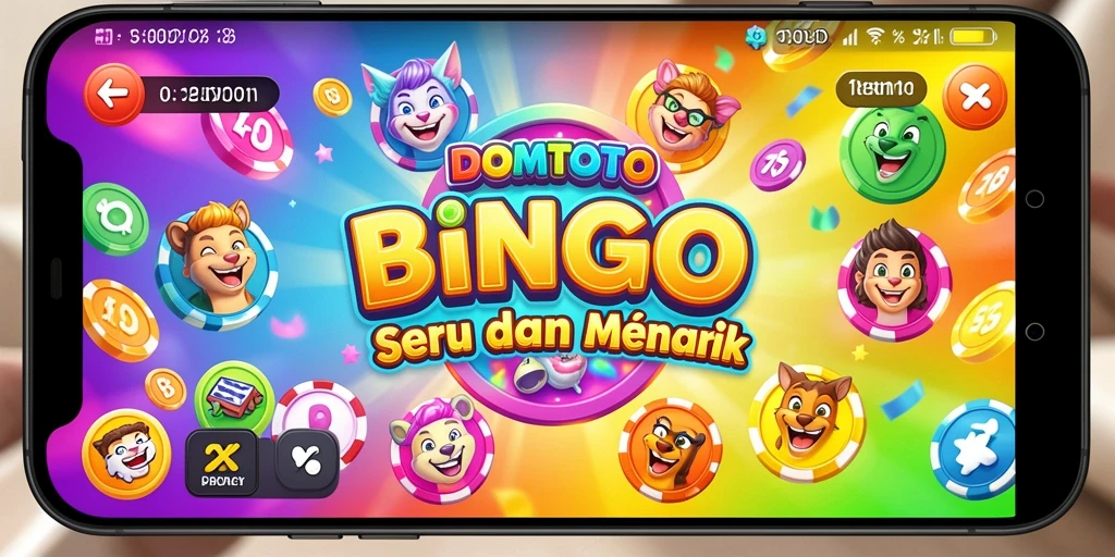 Tampilan gameplay menarik di DOMTOTO, menampilkan keseruan Bingo.