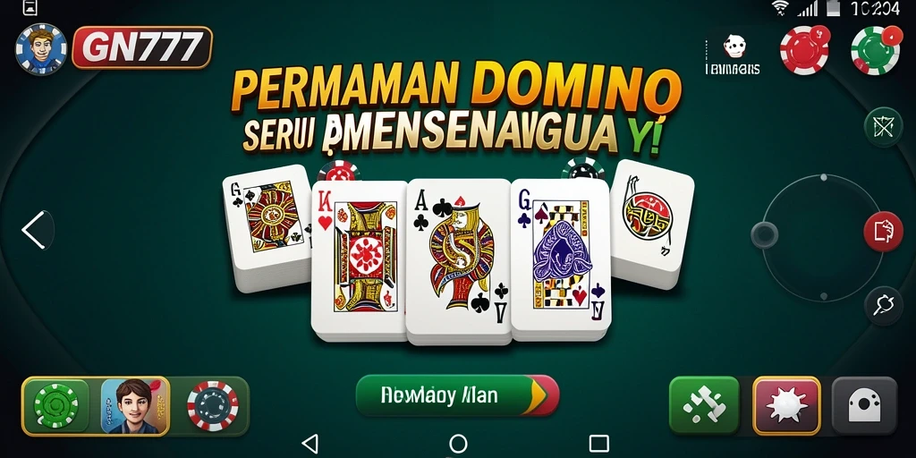 Screenshot gameplay GN777 menunjukkan aksi seru permainan Domino.