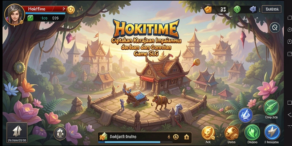 Tampilan gameplay HOKITIME yang menarik dan penuh strategi.