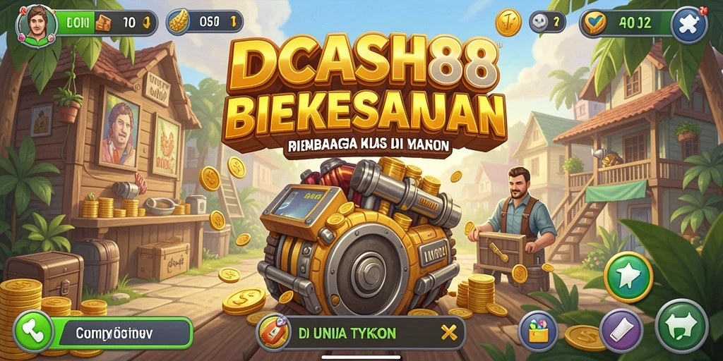 Tampilan menarik dari gameplay <strong>IDCASH88</strong> saat membangun bisnis Tycoon.