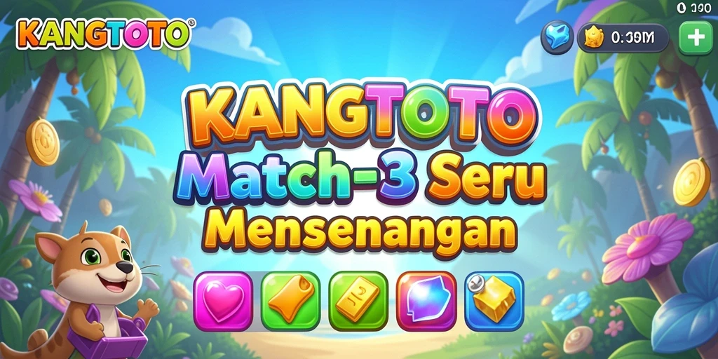 Gameplay seru KANGTOTO dengan pencocokan warna yang mendebarkan.