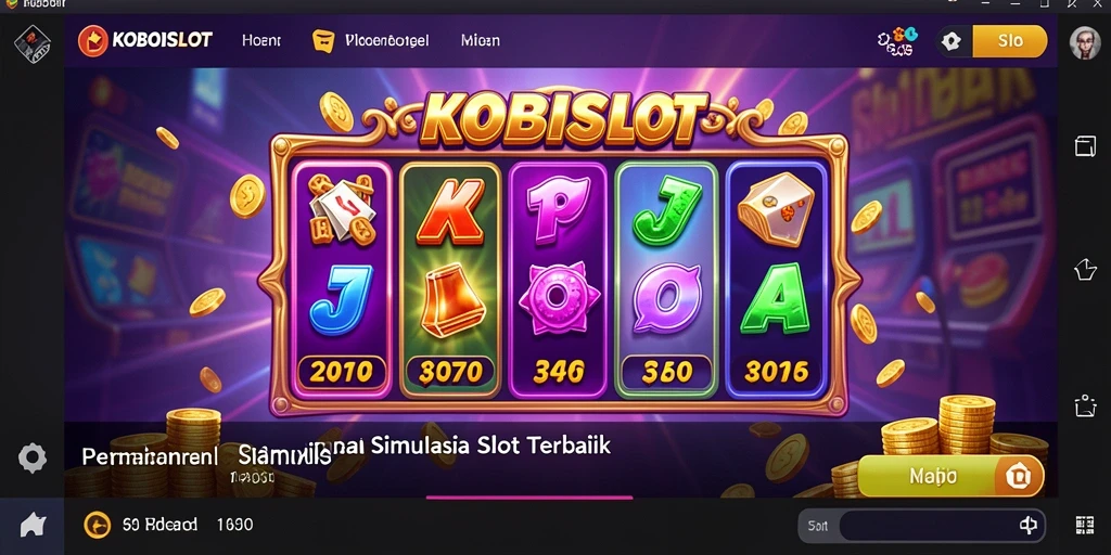 Tampilan menarik dari gameplay KOBOISLOT yang seru dan menghibur.