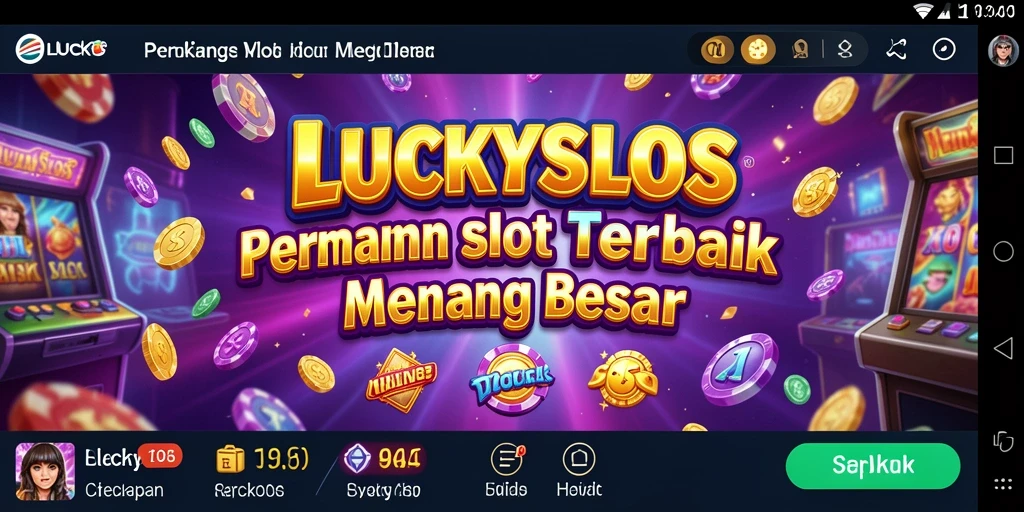 Tampilan gameplay menarik dari LUCKYSLOTS dengan beragam tema Slot.