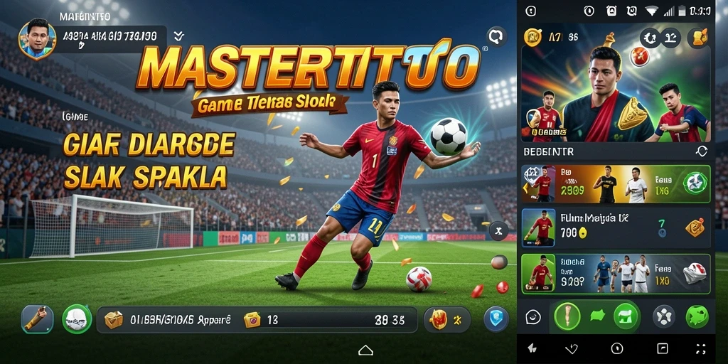 Screenshot gameplay MASTERTOTO dengan aksi olahraga seru.