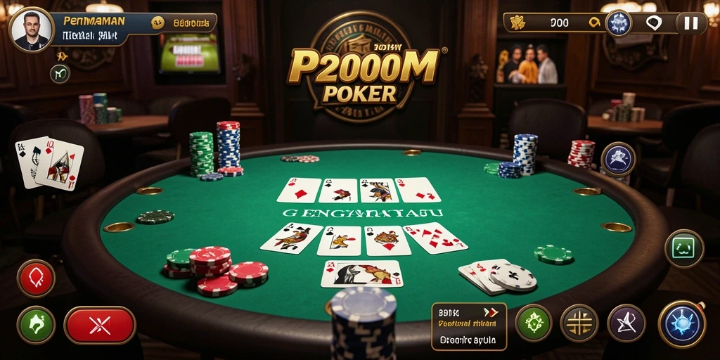 Ilustrasi gameplay P200M yang menegangkan dan menarik.