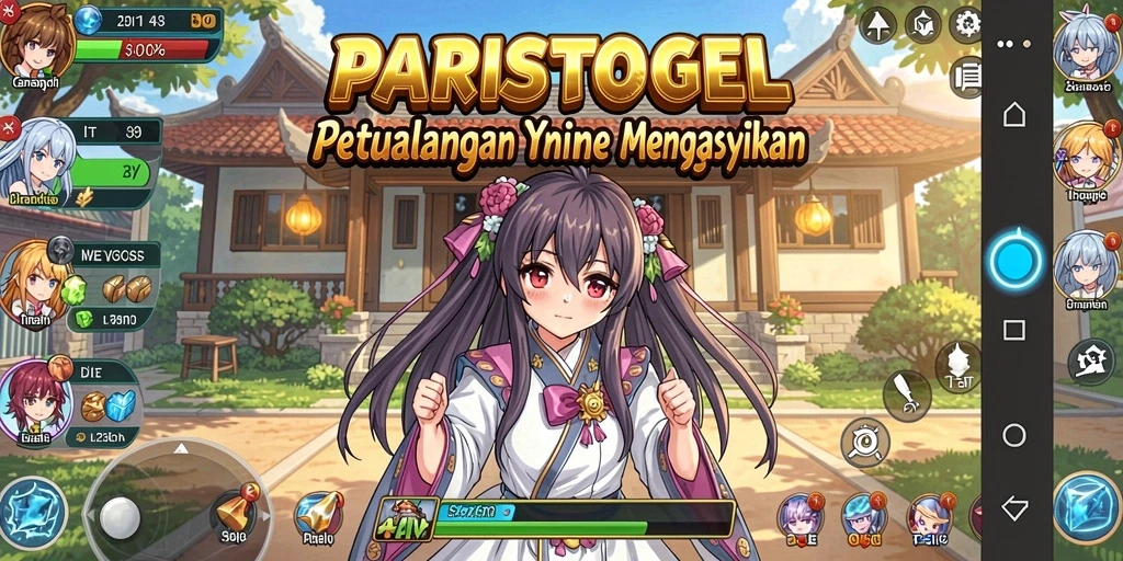 Tampilan menarik dari gameplay Anime PARISTOGEL yang seru.