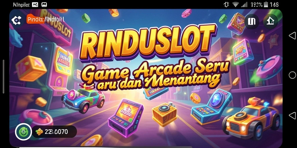 Tampilan gameplay RINDUSLOT yang seru dan menantang.