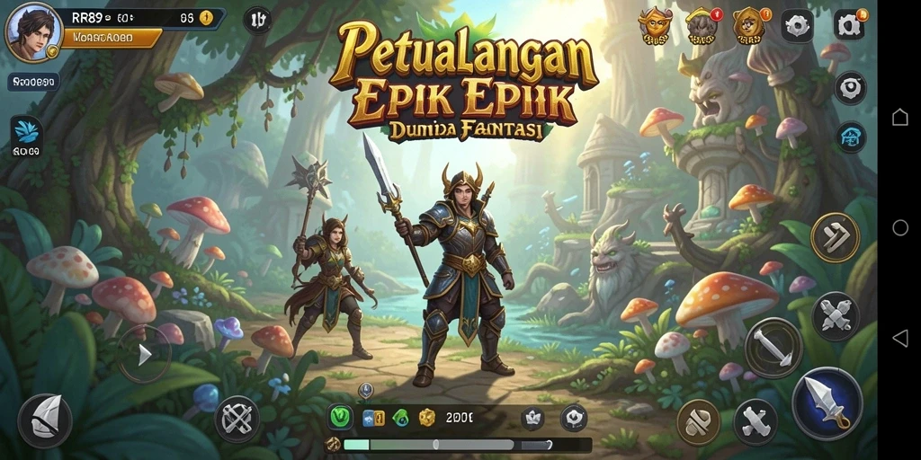 Screenshot gameplay dari petualangan mendebarkan di RR89.