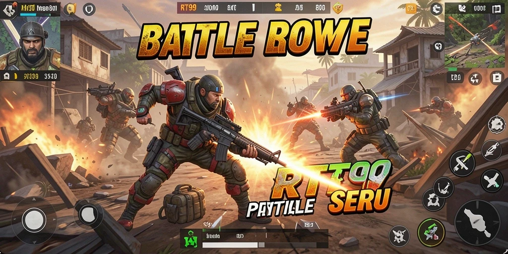 Gambar gameplay seru di RT99 dengan momen pertempuran intens.