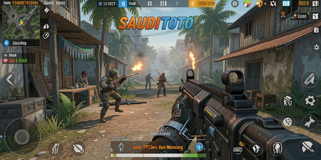 Tampilan gameplay seru di SAUDITOTO dengan aksi mendebarkan.