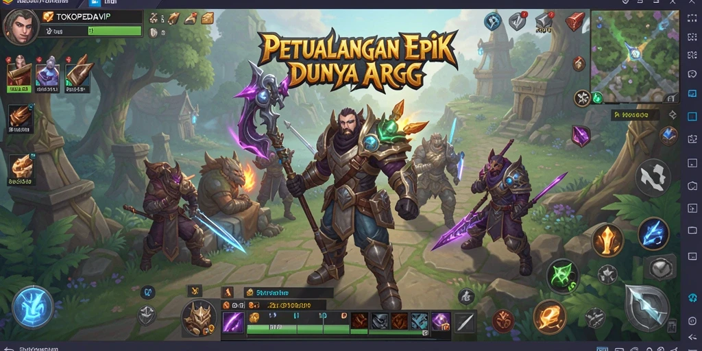 Gameplay seru di dunia ARPG TOKOPEDIAVIP.