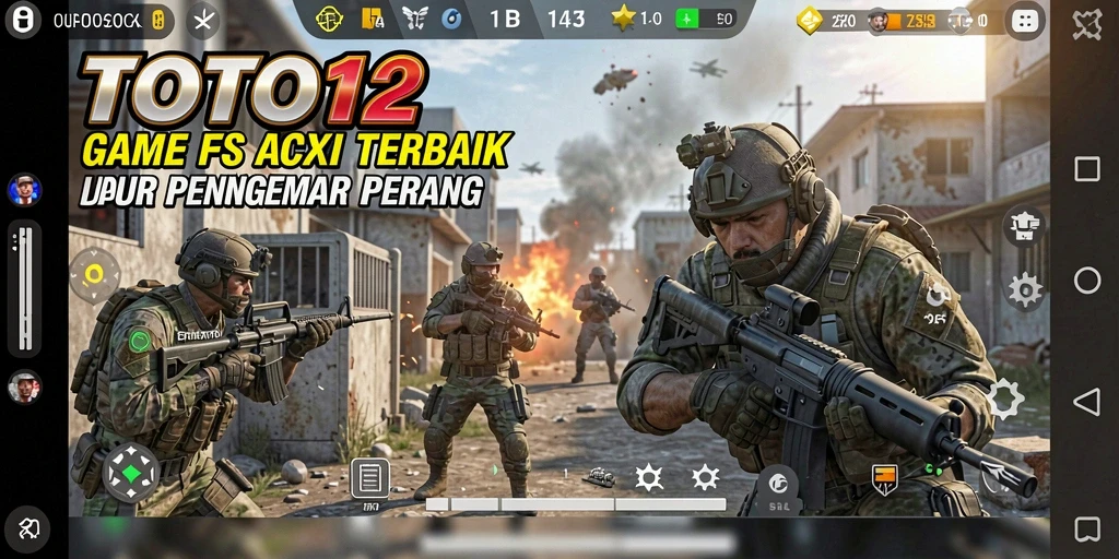 Tangkapan layar gameplay TOTO12 yang intens dan penuh aksi.