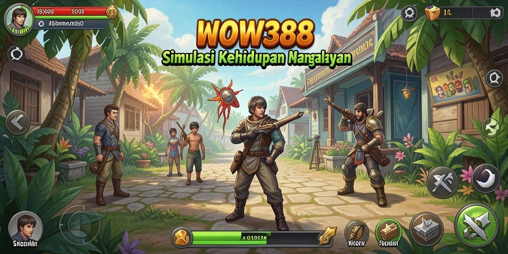 Tampilan gameplay yang menarik dan interaktif di WOW388.